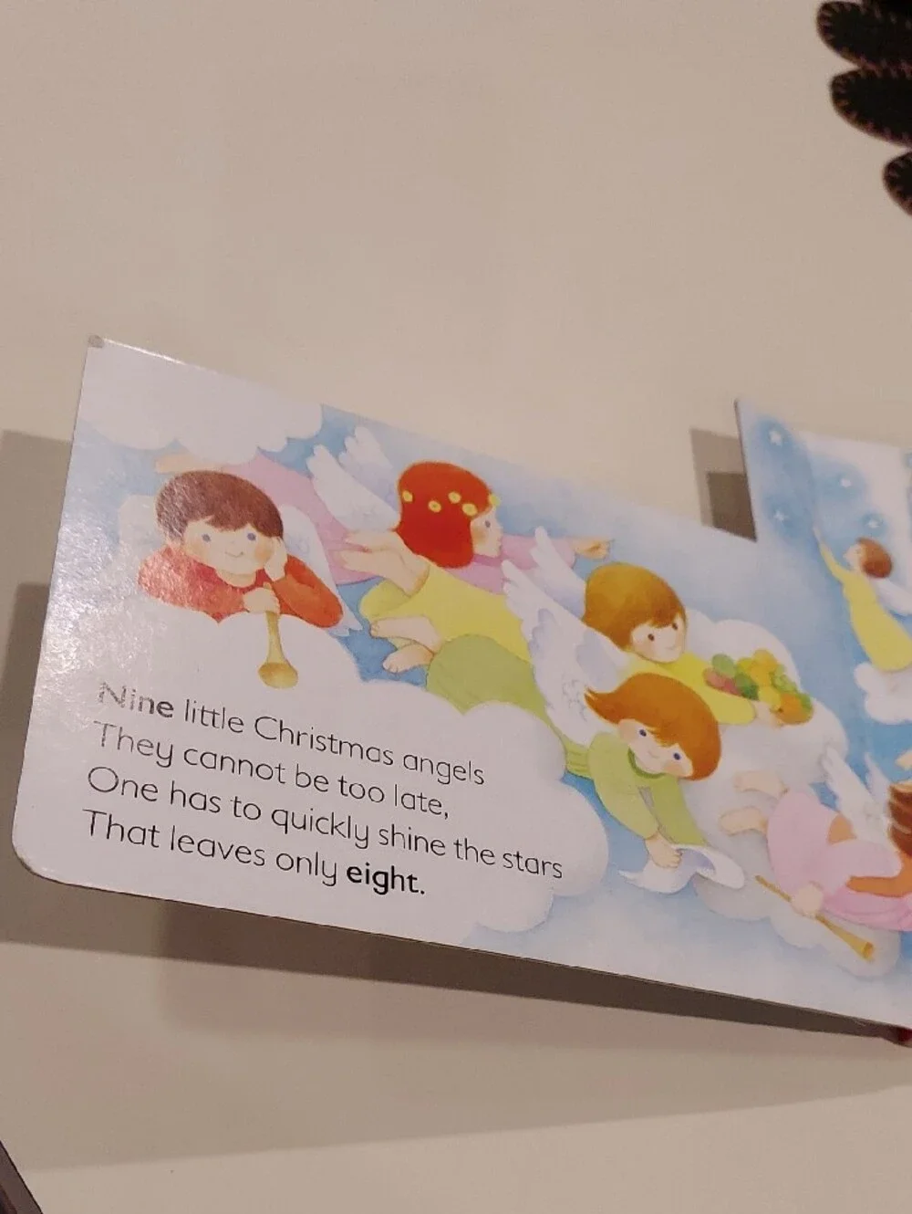 Ten Little Christmas Angels Board Book - 1991